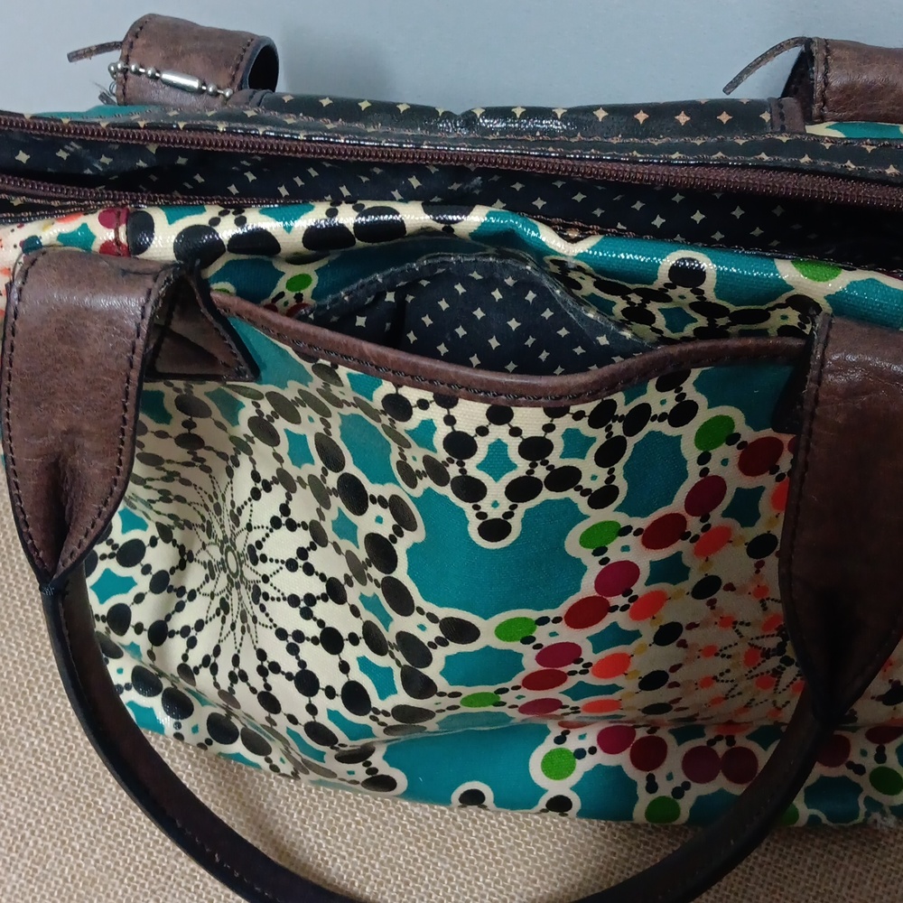 Fossil Bright Multi Keyper Tote Bag - image 6